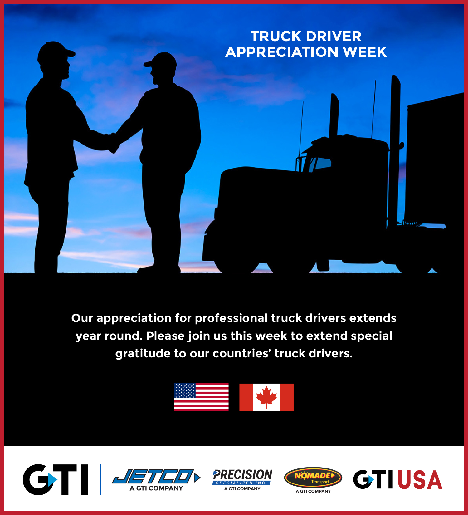 Driver Appreciation Week GTI Group